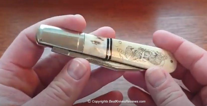 Marbles Knives, Wildlife Scrimshaw, GrandDaddy, grand daddy, Barlow, Raccoons, Knife Review, MR255, Grand Daddy Barlow Raccoons Knife,