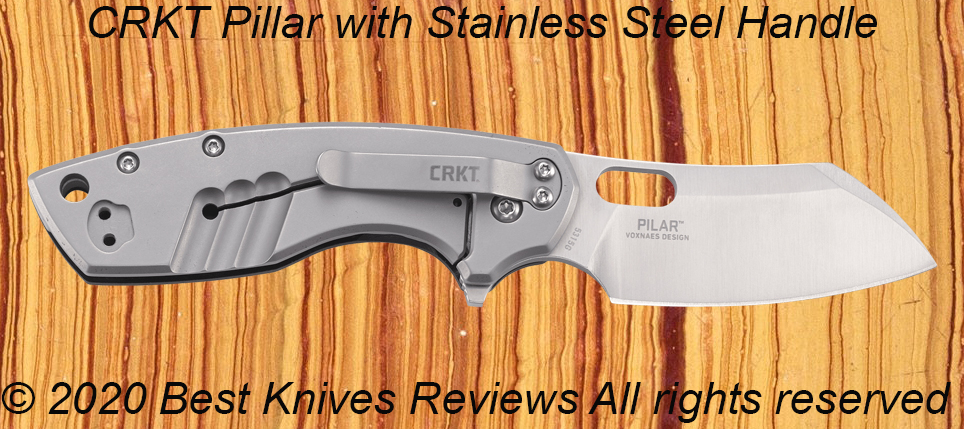 Stainless Steel Knife Handle, stainless steel handle, knife handle stainless steel, guide, CRKT Pilar