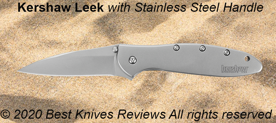 Stainless Steel Knife Handle, stainless steel handle, knife handle stainless steel, guide, kershaw Leek,