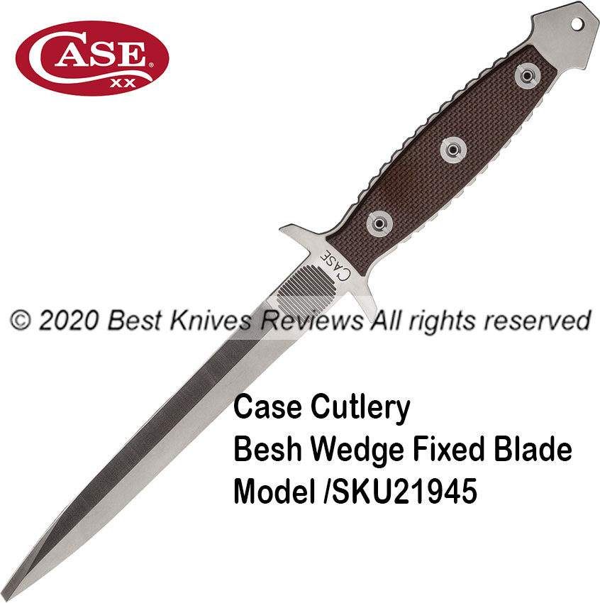 Case Cutlery Besh Wedge Fixed Spear Point blade