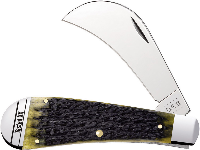 Case Cutlery Hawkbill Pruner Olive Russell - HawkBill Knife