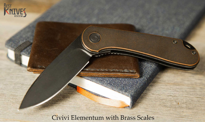 Civivi Elementum brass scales Review