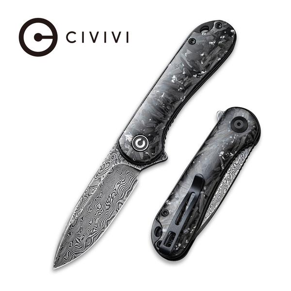 Kizer Cormorant Review 5 Civivi Elementum Damascus C 907C-DS2