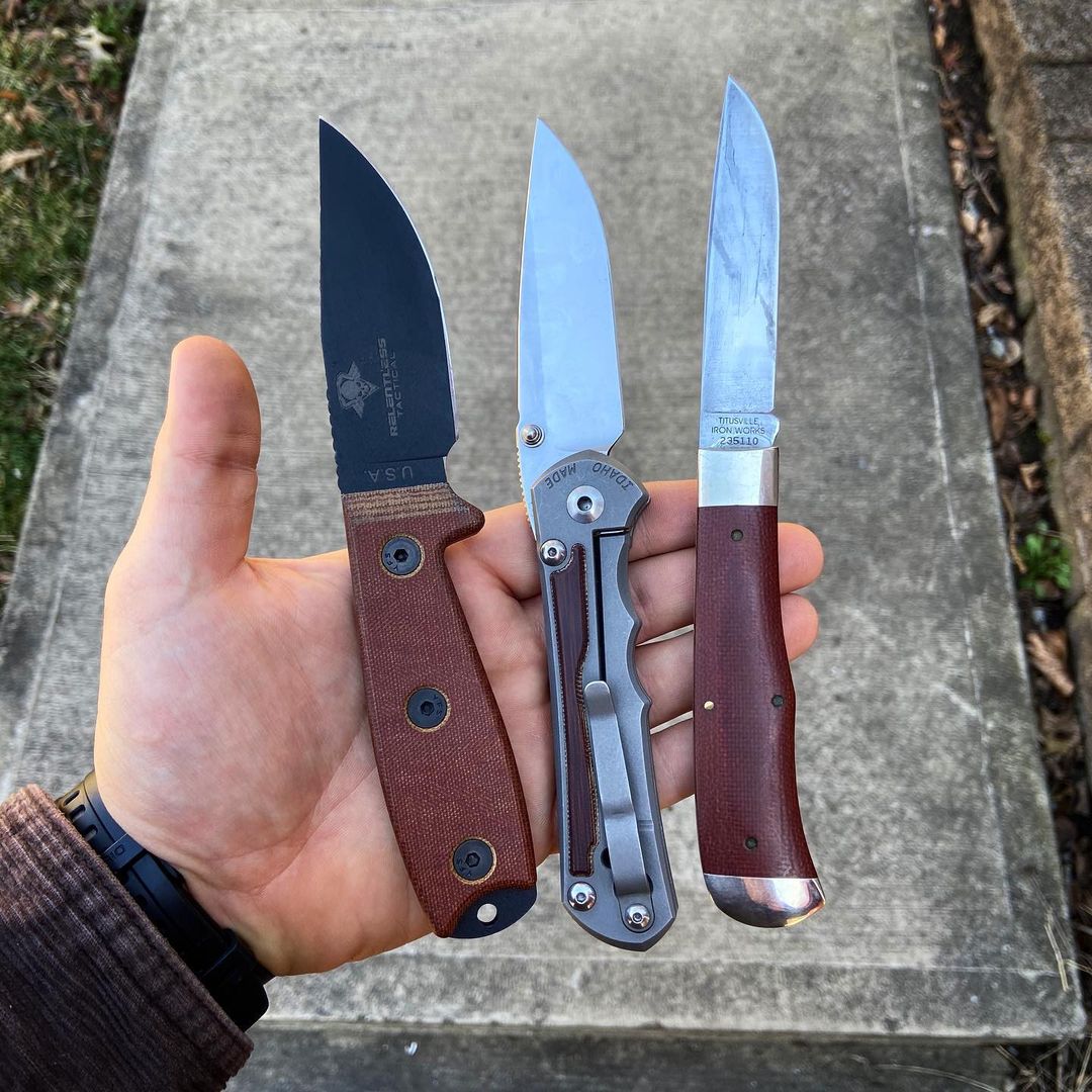 Drop Point knives