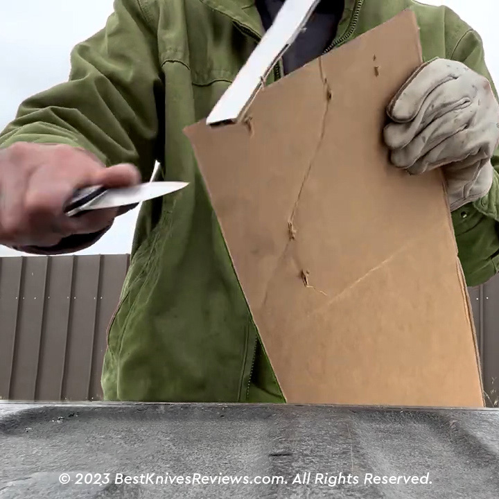 Cutting Cardboard with kizer Gemini