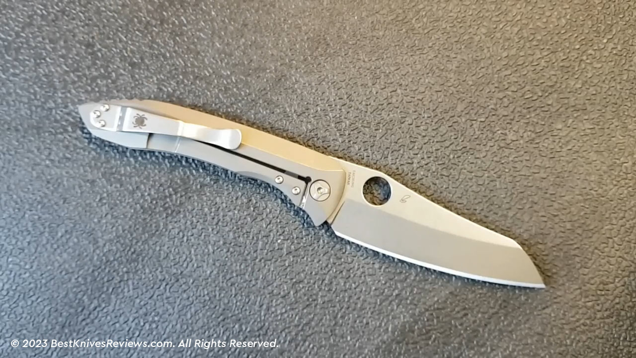 First Impression of Spyderco Paysan - reverse ide