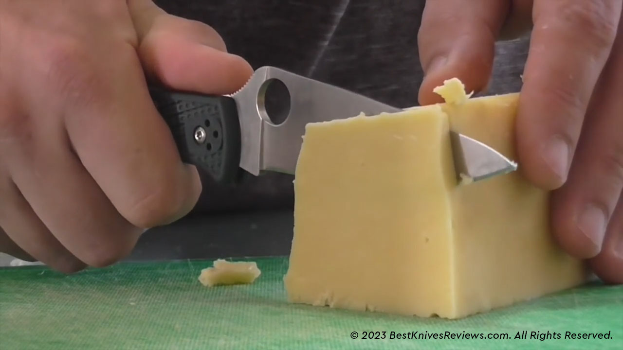 Spyderco Endura 4 Cutting Butter