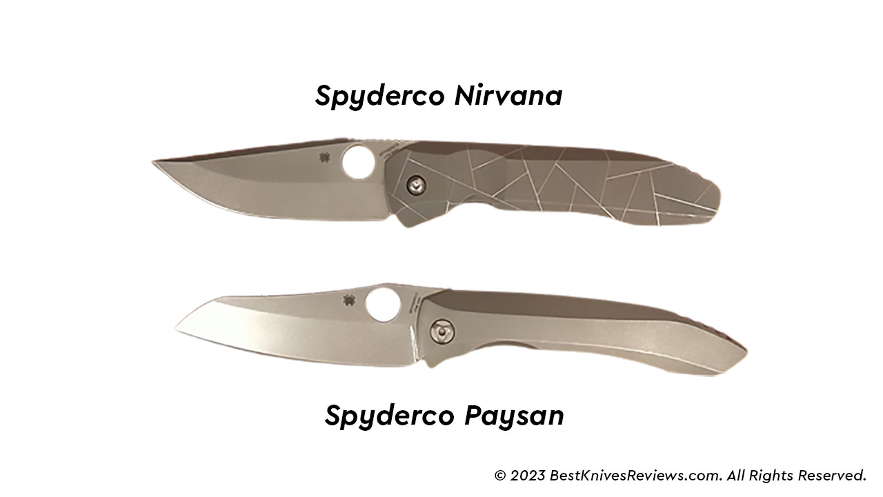 Spyderco Nirvana Vs Spyderco Paysan