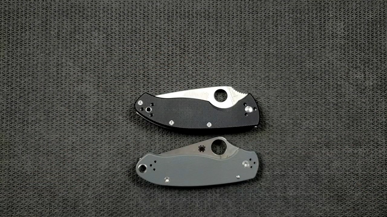 Spyderco tenacious vs spyderco paramilitary 3 closed